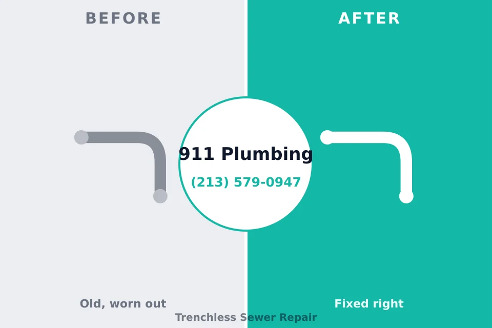 Before and after: plumbing company Topeka, IN